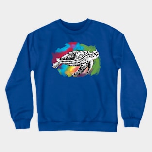 Rainbow Sea Buffalo Crewneck Sweatshirt